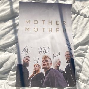 RARE mother mother autographed poster!